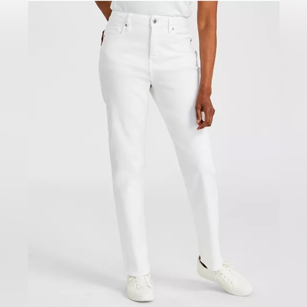 Women's High Rise Straight-Leg Jeans, Regular, Short and Long Lengths